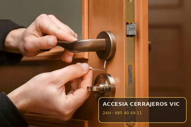 Apertura de puerta por cerrajero en Vic