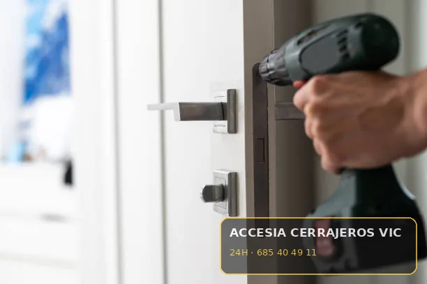 Cerradura para puerta de seguridad en Vic